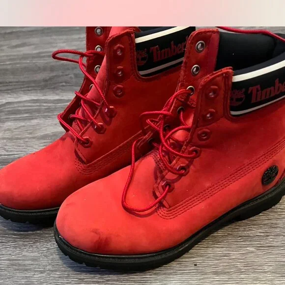 LIMITED EDITION WOMENS TIMBERLAND BOOTS SIZE 8 - Picture 3 of 6